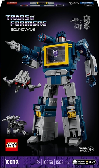 Picture of LEGO Icons Transformers: Soundwave (10358)