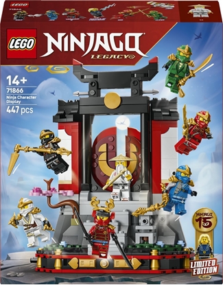 Attēls no LEGO NINJAGO 71866 Ninja Character Display 15th Anniv.