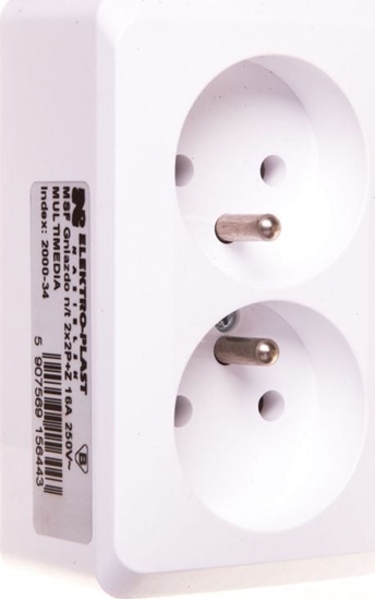 Изображение Legrand GNIAZDO 2X2P+Z 16 RO DZ.MT - 2000-34