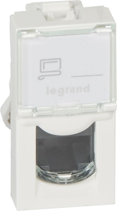 Picture of Legrand Gniazdo komputerowe Rj45 5E Mosaic biae - 076551