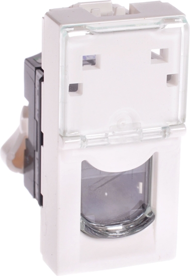 Изображение Legrand Gniazdo pojedyncze Rj45 5E Mosaic biae - 076552