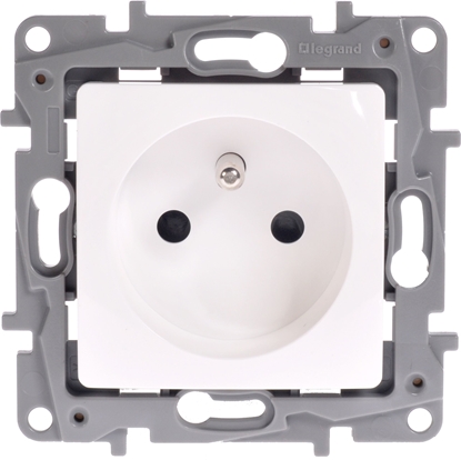 Picture of Legrand Gniazdo wtyczkowe z uziemieniem 16A 250V biay - 664536
