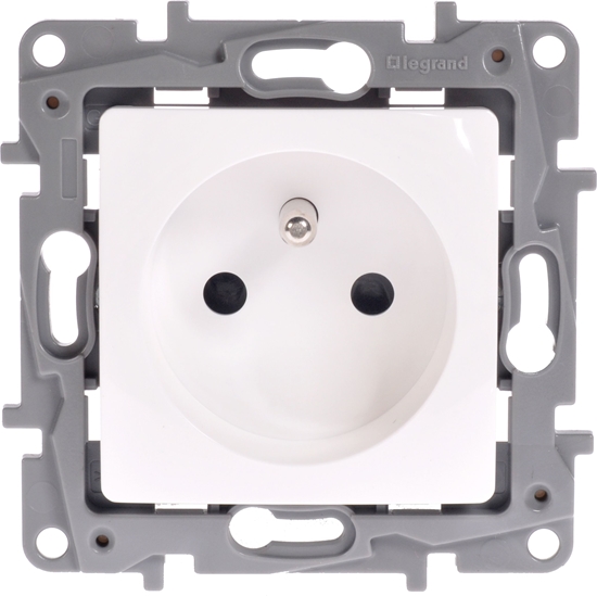 Picture of Legrand Gniazdo wtyczkowe z uziemieniem 16A 250V biay - 664536