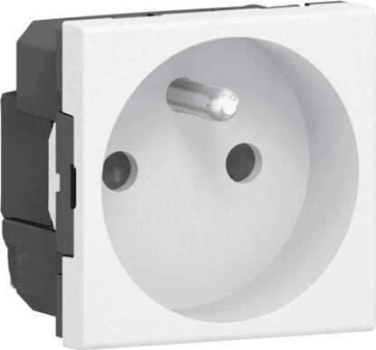 Attēls no Legrand MOSAIC Gniazdo 2P+Z podczenie przez zaciski automatyczne 16A-250V 278111L