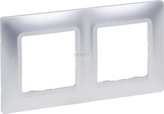 Изображение Legrand Niloe Selection Ramka podwójna aluminium 762012