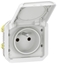 Attēls no Legrand NOWE PLEXO Gniazdo 2P+Z zaciski automatyczne mechanizm 16A - 250V AC biae 069621L
