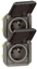 Attēls no Legrand PLEXO 55 Gniazdo 2x2P+Z pionowe mechanizm 16A - 250V AC antracyt 069843L