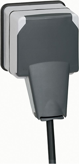 Picture of Legrand PLEXO55 Gniazdo pojedyncze z/u 2P+Z IP66 (090465)