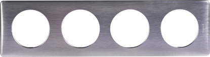 Attēls no Legrand Ramka poczwórna Celiane aluminium (068924)