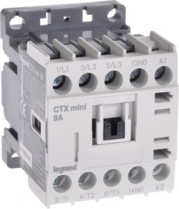 Изображение Legrand Stycznik CTX3 MINI 3P 9A 1NO 230V AC - 417026