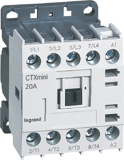 Изображение Legrand Stycznik mocy CTX3 MINI 16A 4P 230V AC 0Z 0R (417146)