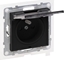 Picture of Legrand SUNO - Gniazdo 2P+Z IP44 - 16 A - 250 V~ - zaciski automatyczne - z przeson, Czarny - Legrand 721486 himp