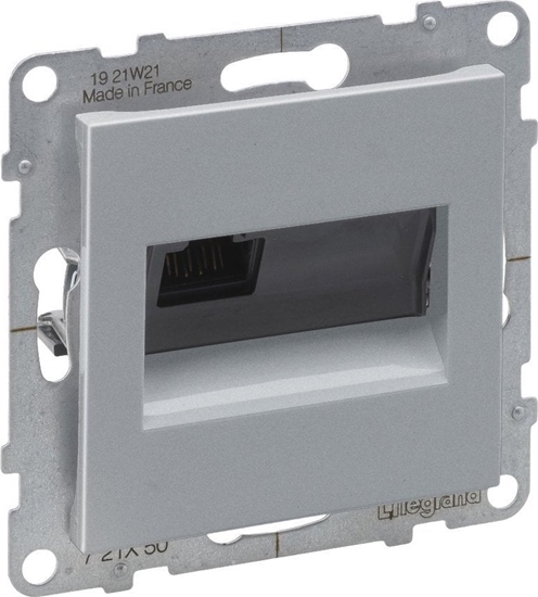 Изображение Legrand SUNO Gniazdo komputerowe pojedyncze RJ45 kat 5e UTP aluminium 721350