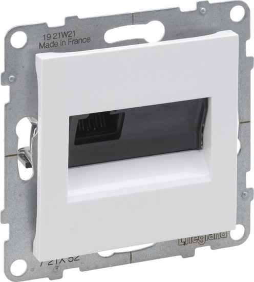 Изображение Legrand SUNO Gniazdo komputerowe pojedyncze RJ45 kat 6 UTP biae 721152