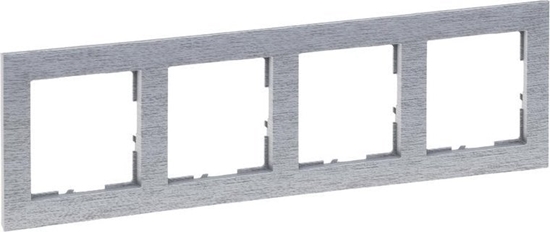 Picture of Legrand SUNO Ramka czterokrotna aluminium szczotkowane 721564