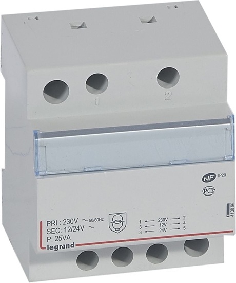 Picture of Legrand Transformator bezpieczestwa moduowy TR325 23024V 25VA