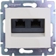 Picture of Legrand VALENA Gniazdo telefoniczne kremowe 2xRJ45 5e UTP (774131)