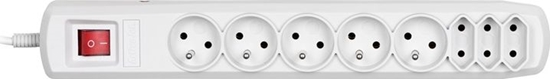 Picture of Listwa zasilajca Activejet Exclusive przeciwprzepiciowa 8 gniazd 1.5 m szara (APN8g/1,5mGR)