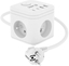 Picture of Listwa zasilajca Kerg Kostka zasilajca 3-gniazdowa + adowarka USB-A+USB-C 1,5m 3×1,5mm2 H05VV-F 16A/250V~ Smart biaa