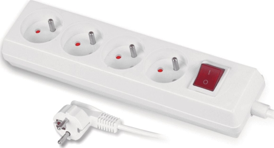 Picture of Listwa zasilajca Plastrol 4 gniazda 5 m biaa (PS-470WS/5)