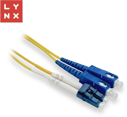Picture of Lynx CS LYNX dupleksowy patch kabel SM, OS2, LC/SC, 9/125µm, 15m
