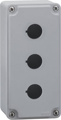 Picture of Lovato Electric Metalowa obudowa pusta 3 otwory pokrywa szara (LPZM3A8)