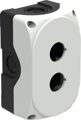 Picture of Lovato Electric Obudowa kasety 2-otworowa 22mm biaa IP67 (LPZP2A8)