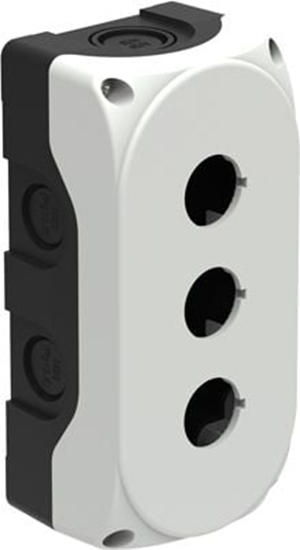 Picture of Lovato Electric Obudowa kasety 3-otworowa 22mm biaa IP67 (LPZP3A8)