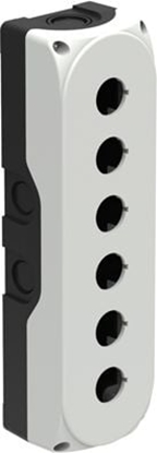 Picture of Lovato Electric Obudowa kasety 6-otworowa 22mm biaa IP67 (LPZP6A8)