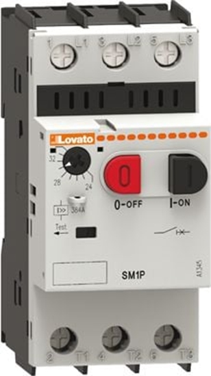 Picture of Lovato Electric Wycznik silnikowy z przyciskami 4 - 6,5A 100kA 400V (SM1P0650)