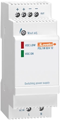Attēls no Lovato Electric Zasilacz jednofazowy 100-240V AC/12V DC 24W 2A (moduowy)