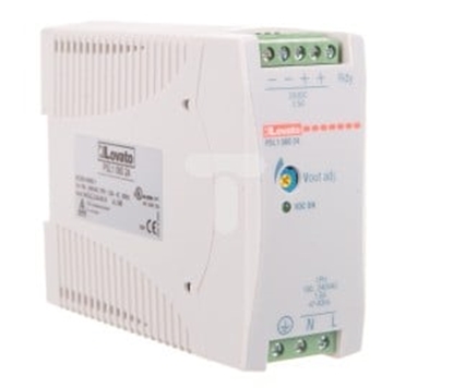 Attēls no Lovato Electric Zasilacz jednofazowy 100-240V AC/24V DC 60W 2,5A (moduowy)