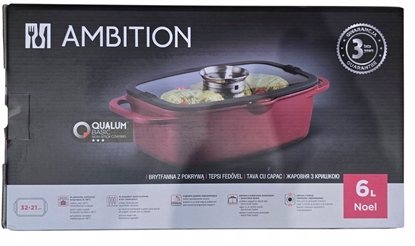 Picture of Lumarko BRYTFANNA NOEL 32x21cm CZERWONA