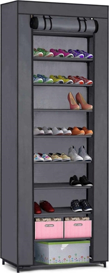 Изображение Massido Szafka tekstylna na buty Massido - grafitowa () - 4511