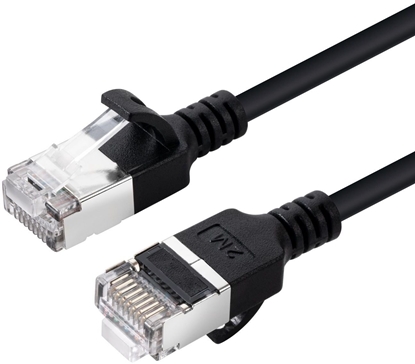 Attēls no MicroConnect kabel sieciowy czarny 0,15 m Cat6a U/FTP (STP)