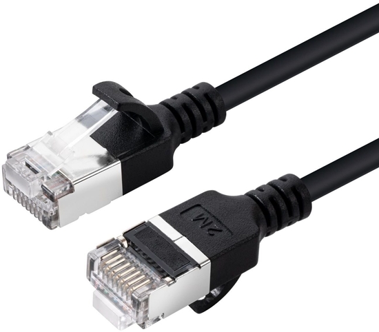 Picture of MicroConnect kabel sieciowy czarny 0,15 m Cat6a U/FTP (STP)