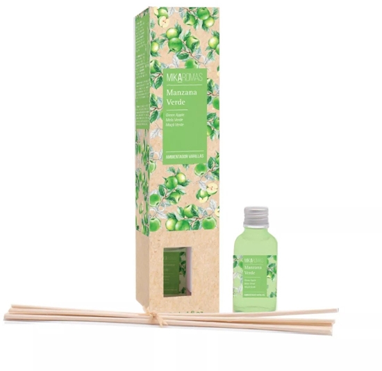 Picture of MIKAROMAS_Patyczki zapachowe z olejkiem Zielone Jabko 30ml