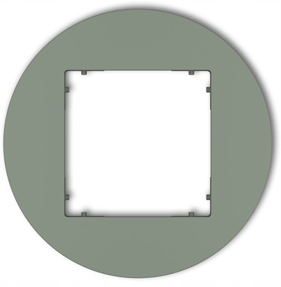 Изображение MINI Ramka uniwersalna pojedyncza okrga z tworzywa szawiowy 61MRTO-1