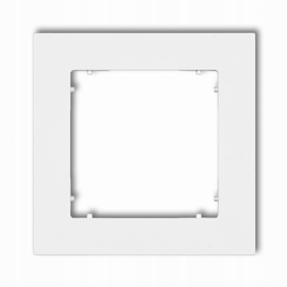 Изображение MINI Ramka uniwersalna pojedyncza z tworzywa biay mat 25MR-1