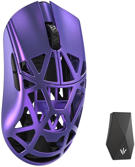 Изображение Mysz WLMouse Beast X Max Solid Sides Gaming mysz, Omron Optical Switches - fioletowy
