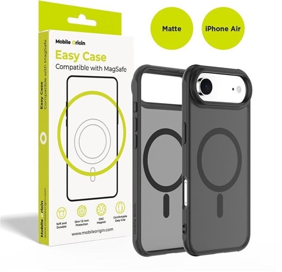 Изображение Mobile Origin Hybrid MagSafe Case, matte black - iPhone Air