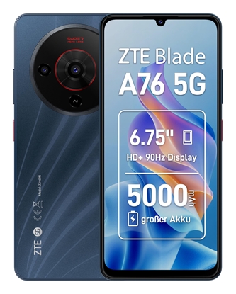 Picture of MOBILE PHONE BLADE A76 5G/4/128GB BLACK ZTE