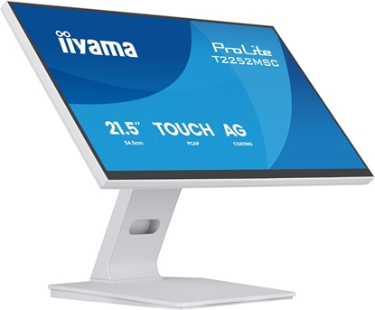 Изображение Monitor iiyama ProLite T2252MSC-W2AG monitor komputerowy 54,5 cm (21.4") 1920 x 1080 px Full HD LCD Ekran dotykowy Biay