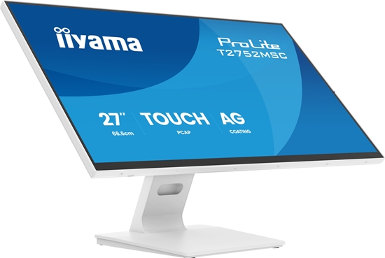 Изображение Monitor iiyama ProLite T2752MSC-W1AG monitor komputerowy 68,6 cm (27") 1920 x 1080 px Full HD LCD Ekran dotykowy Biay