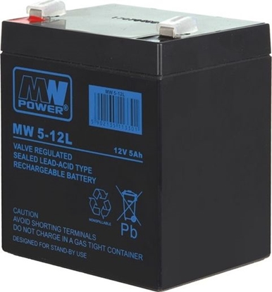 Attēls no MPL Power Akumulator 12V/5Ah (MW 5-12L)