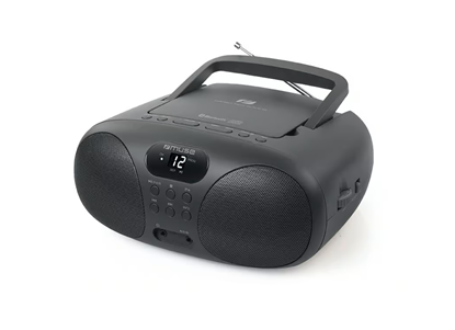 Picture of Muse Portable Radio CD Player With Bluetooth | MD-208BT | AUX in