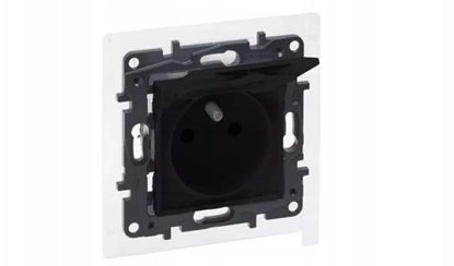Изображение Niloe Step Gn 2p+z IP44, zaciski automatyczne, z przeson - kolor czarny 863536B