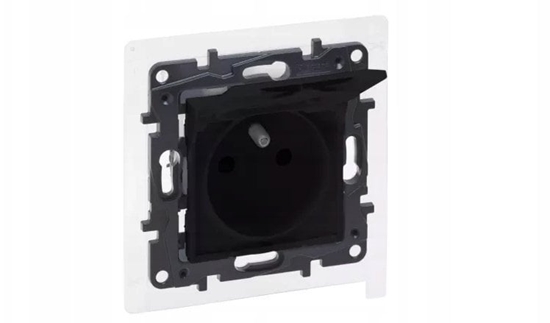 Изображение Niloe Step Gn 2p+z IP44, zaciski automatyczne, z przeson - kolor czarny 863536B