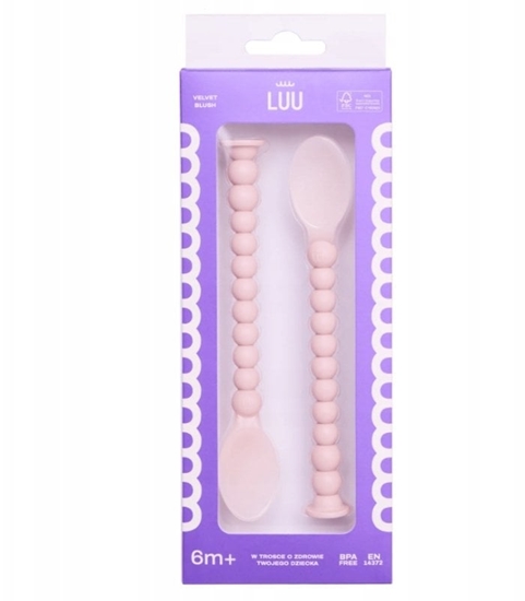 Picture of NUK LUU KIDS-ZESTAW YEK DO KARMIENIA VELVET BLUSH