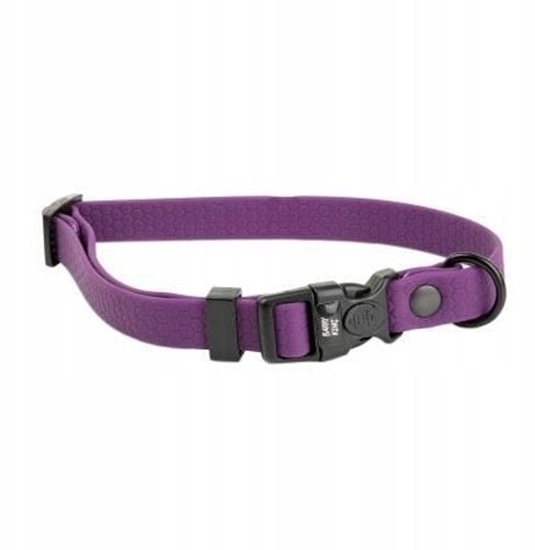 Picture of Obroa dla psa z wytrzymaej gumy, fioletowa, 16mm/30-47 cm